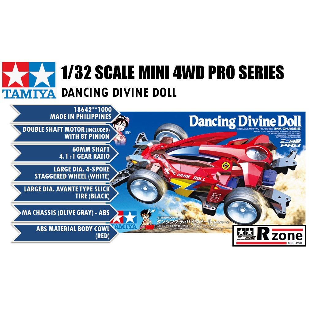 Tamiya Dancing Divine Doll MA Chassis 18651 Shopee Malaysia