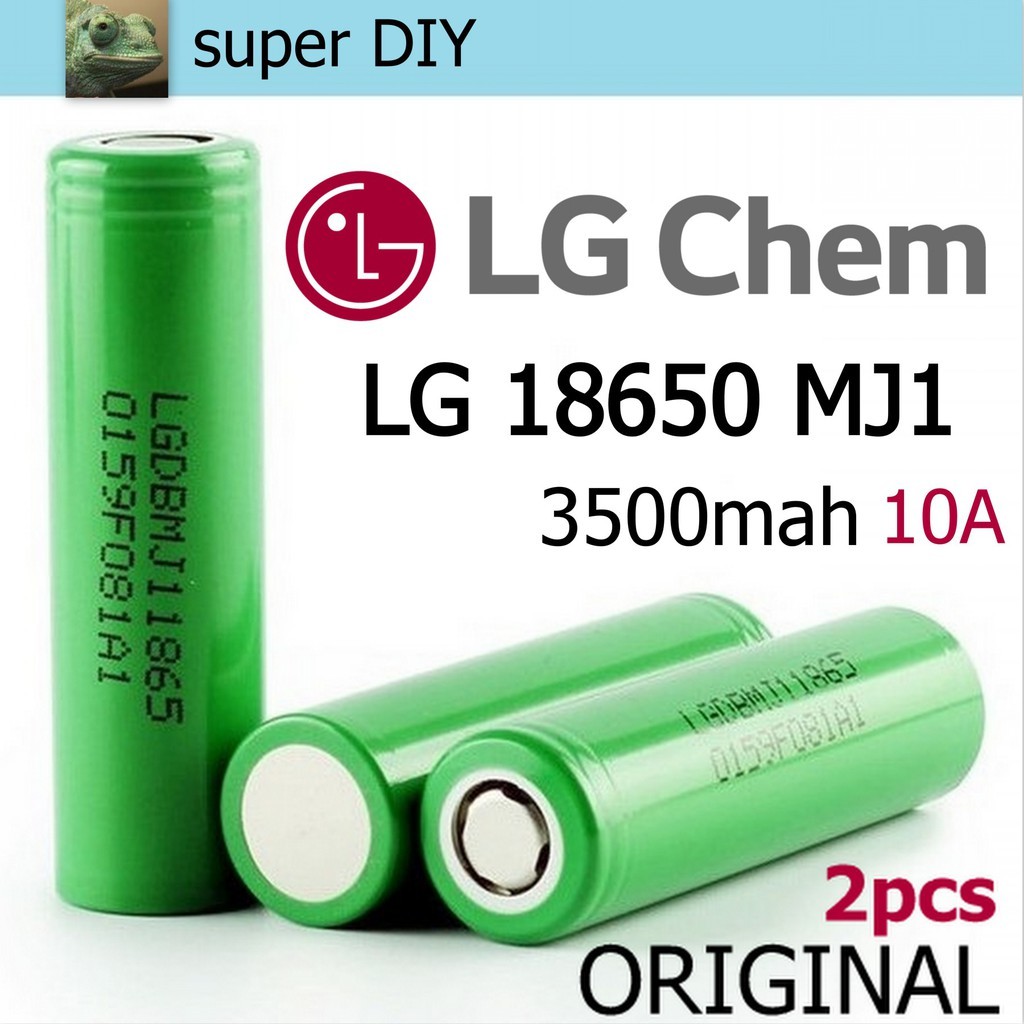 Original Lg Inr Mj Rechargeable Lithium Ion Li Ion Mah