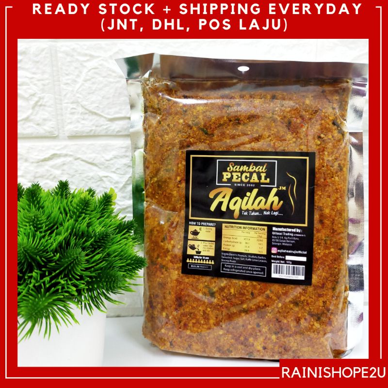 Sambal Pecal Aqilah Kuah Pecal Kuah Kacang Sambal Pecal 500gm