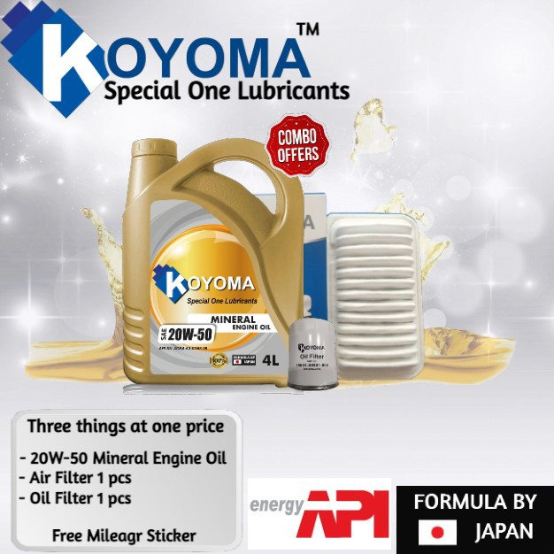 Perodua Kembara Dvvt Air Filter Oil Filter Koyoma W Mineral