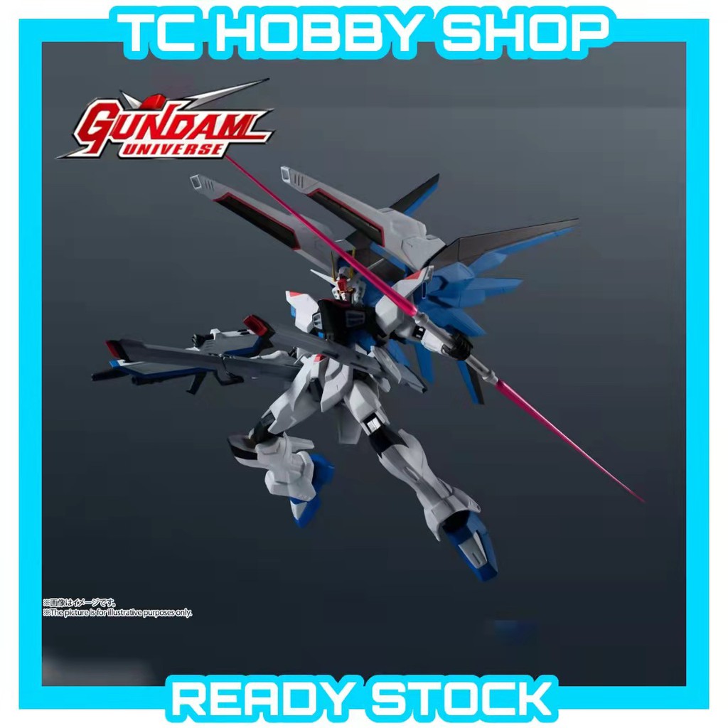 Ready Stock Bandai Tamashii Gundam Universe Zgmf X A Freedom Gundam Mobile Suit Gundam Seed