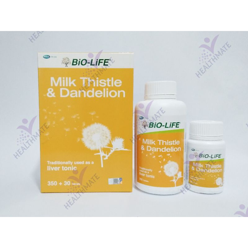 Bio Life Milk Thistle Dandelion Tablet S S Shopee Malaysia