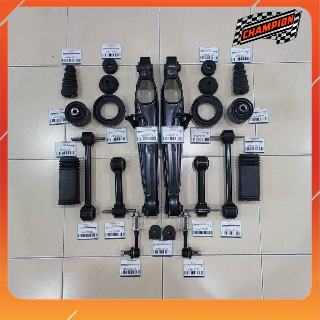 22 ITEM FULL SET PROTON WIRA WAJA GEN2 PERSONA REAR LOWER ARM UPPER