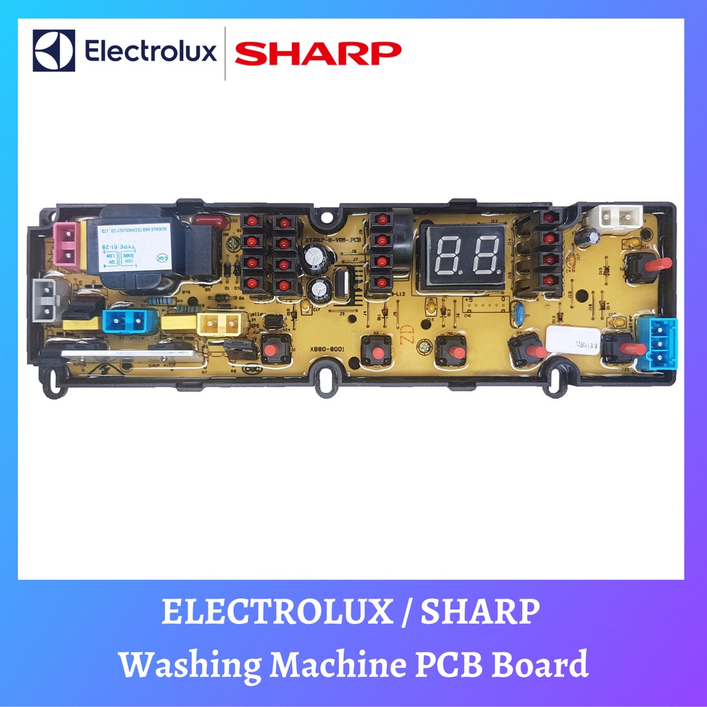 ELECTROLUX SHARP Washing Machine PCB Board Papan PCB Mesin Basuh