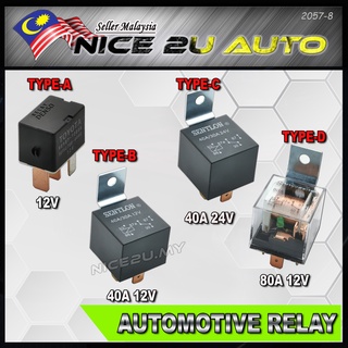 DENSO 4 Pin Head Lamp Relay 4 Pin 5 Pin Auto Relay For Aux Lights Horn