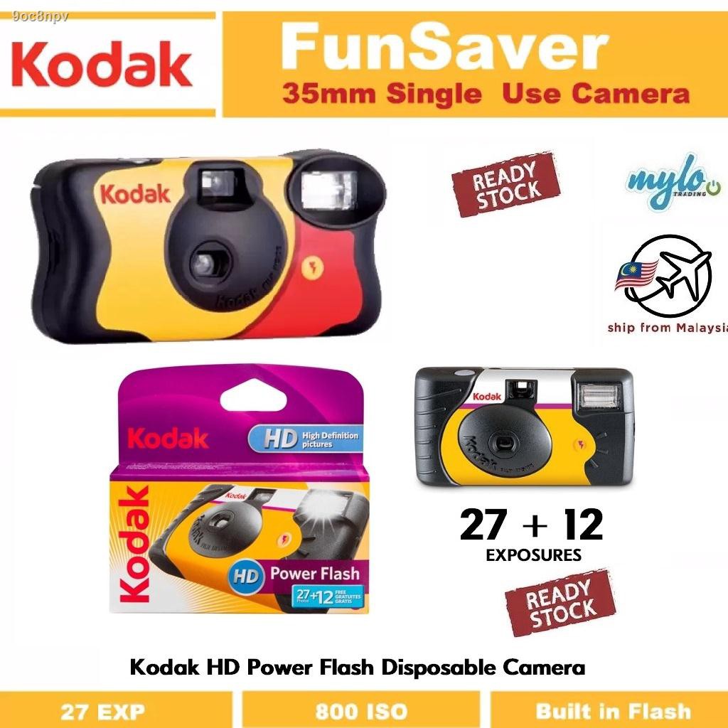 Kodak Funsaver Power Flash Disposable Single Use Camera With