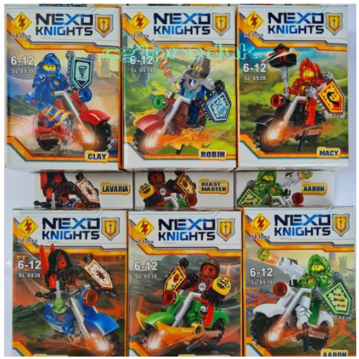 Sl Toys Sl Nexo Knight Clay Aaron Robin Macy Lavaria Beast Master