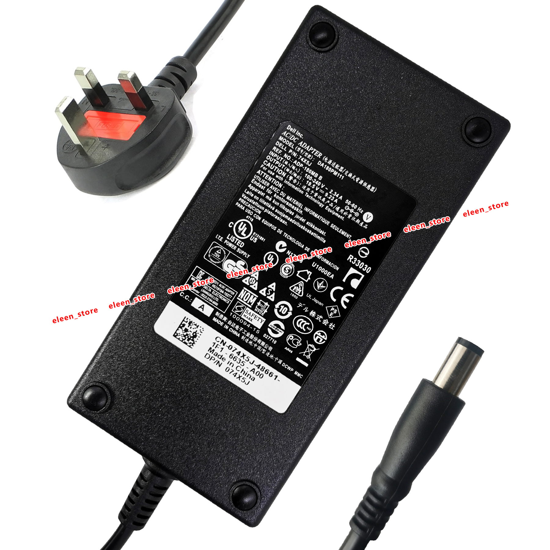 New V A W Laptop Ac Adapter Charger For Dell Alienware