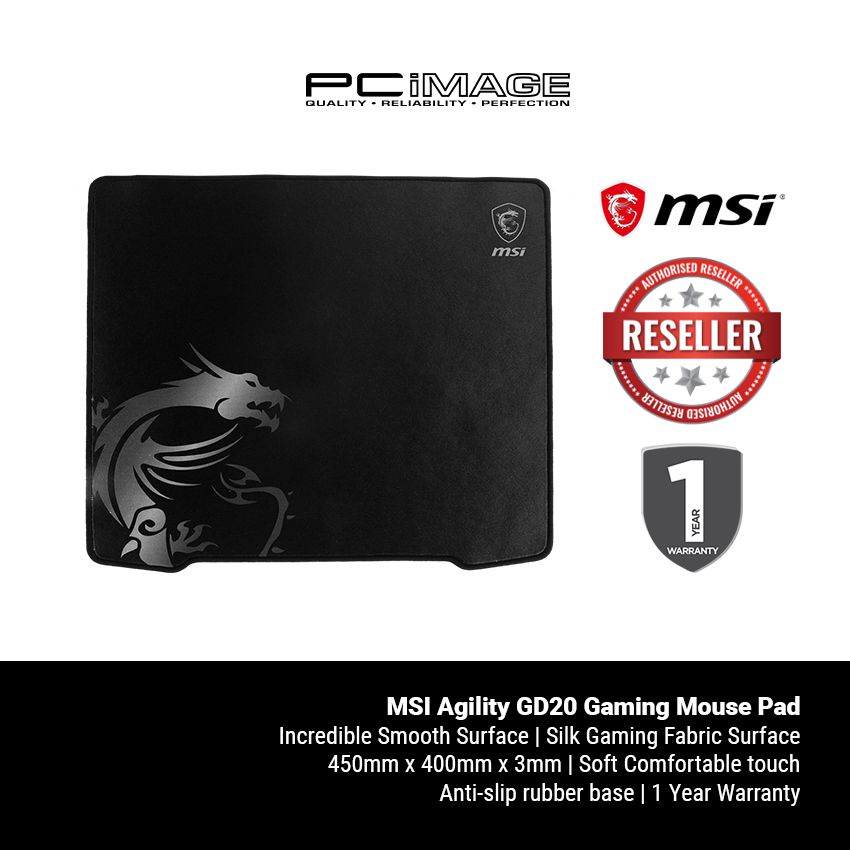 MSI Agility GD30 Gaming Mouse Pad Shopee Malaysia