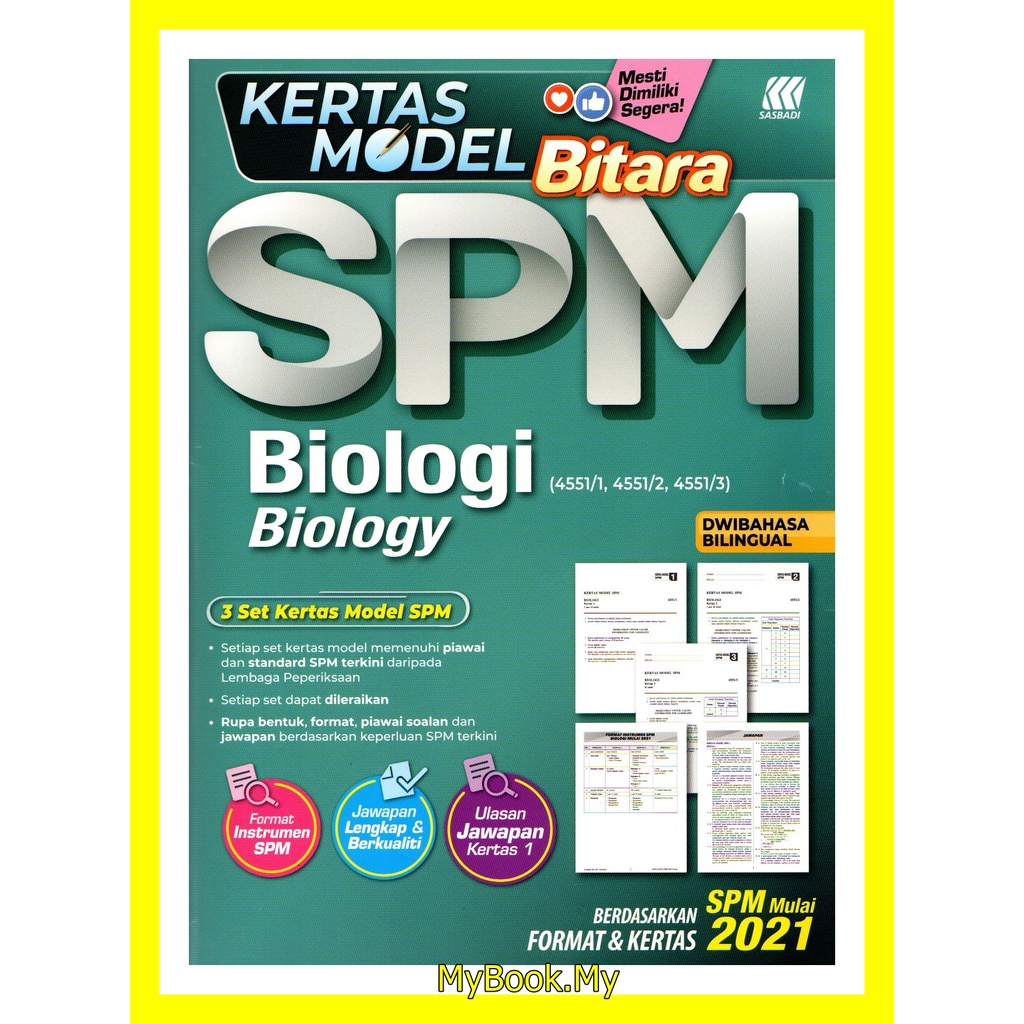 Myb Buku Latihan Kertas Model Jom Spm Gerenti A Biology Biologi My XXX Hot Girl