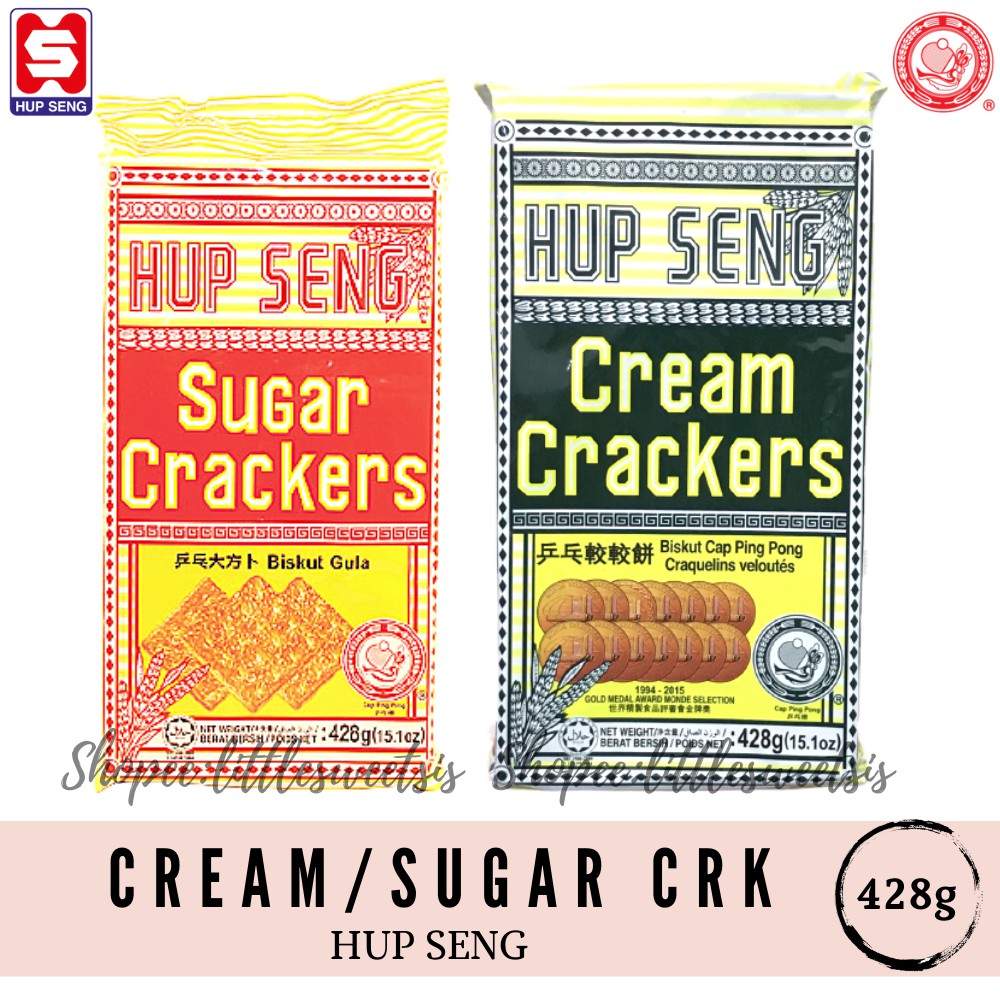 Hup Seng Cream Crackers Sugar Crackers Biskut Kaka Hup Seng Cap