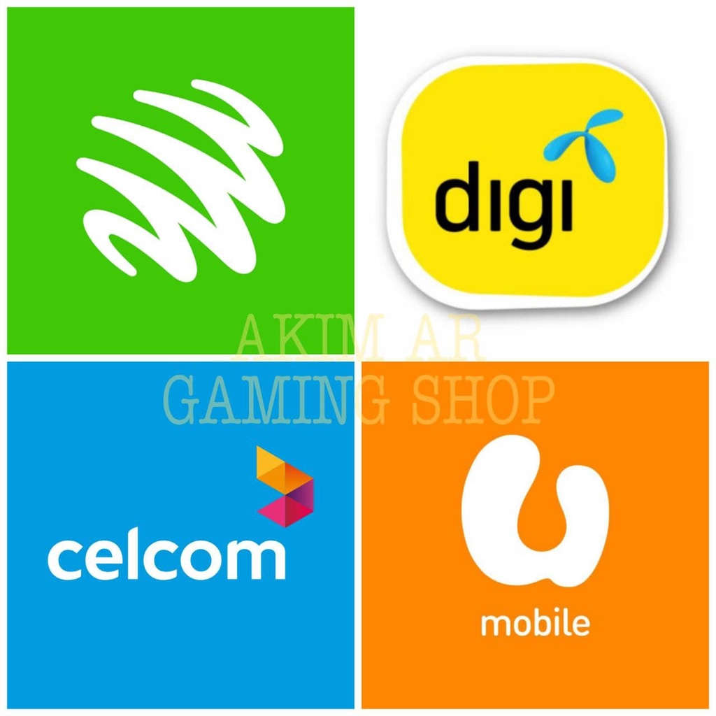 MAXIS CELCOM DIGI UMOBILE PREPAID PIN TOPUP Shopee Malaysia