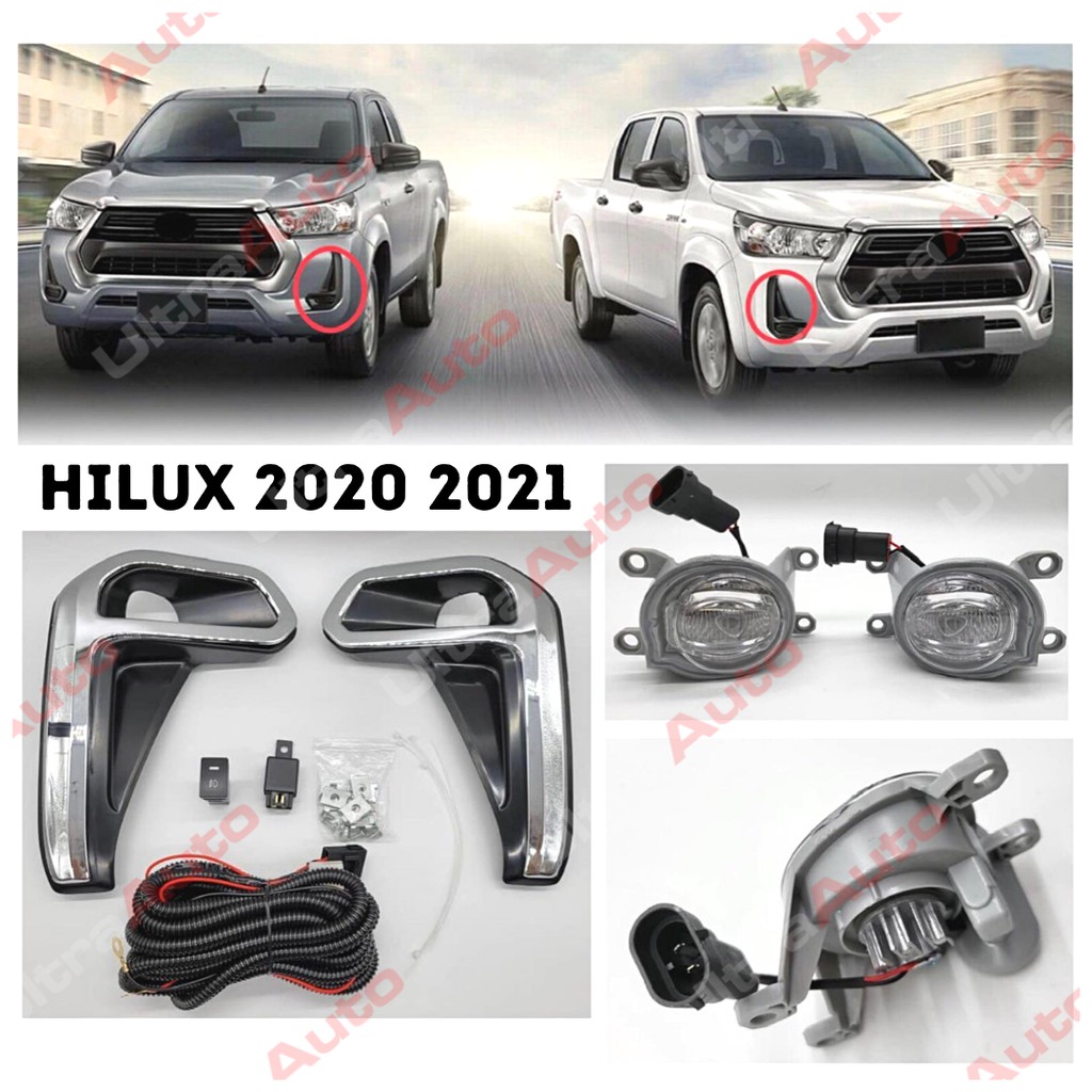 Toyota Hilux Revo Rocco Foglamp Foglight Spotlight Set