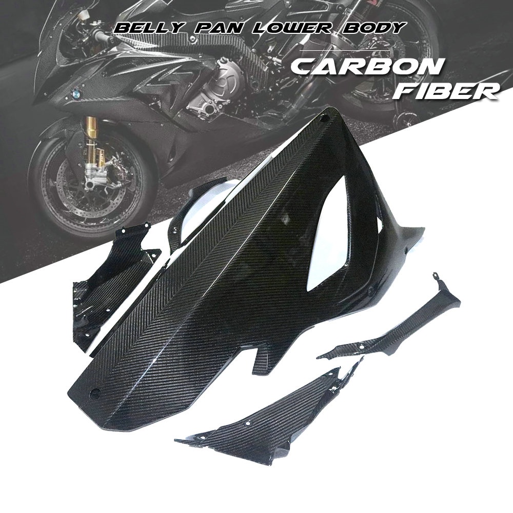 New Motorcycle Real Carbon Fiber Undertray Belly Pan Fairing Lower