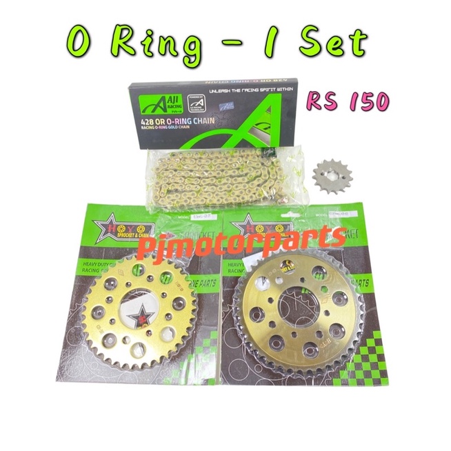 RS150 RSX150 RSX 150 RS 150 Sprocket Set 428 1 Set Aji Racing 428 O