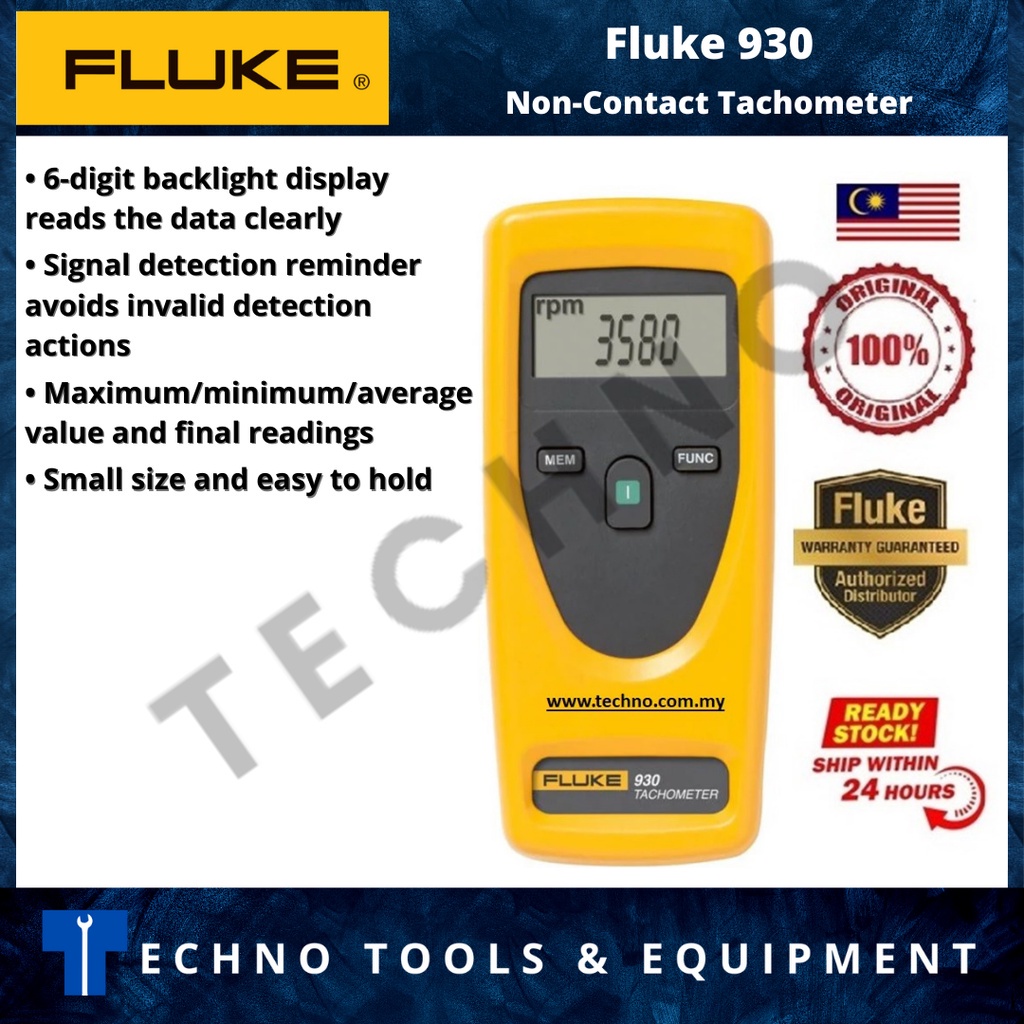 FLUKE FK 930 Non Contact Tachometer Shopee Malaysia