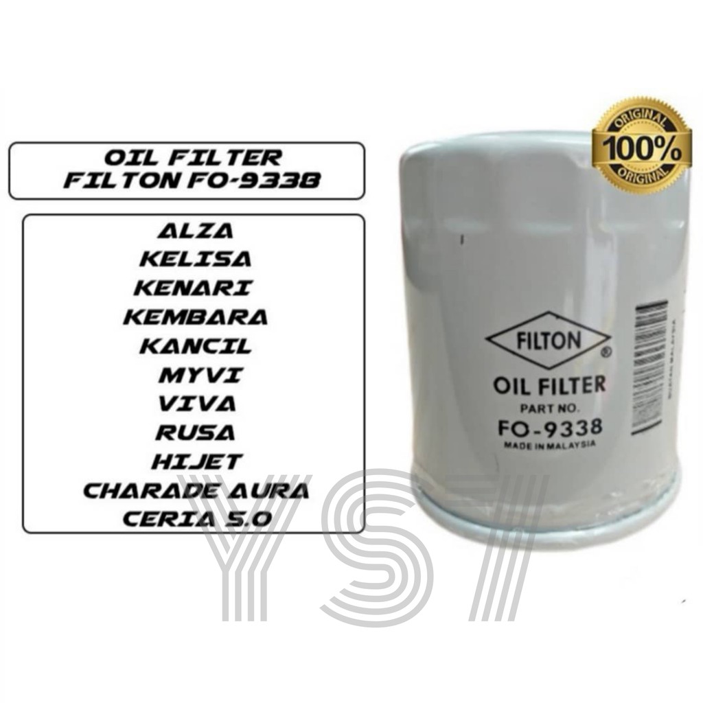 OIL FILTER FOR PERODUA MYVI KANCIL KENARI KELISA ALZA VIVA KEMBARA RUSA