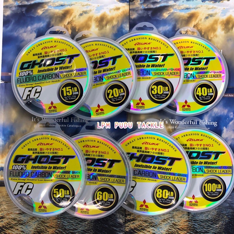 Asuka Mitsubishi Ghost Fluorocarbon Shock Leader M Line Shopee