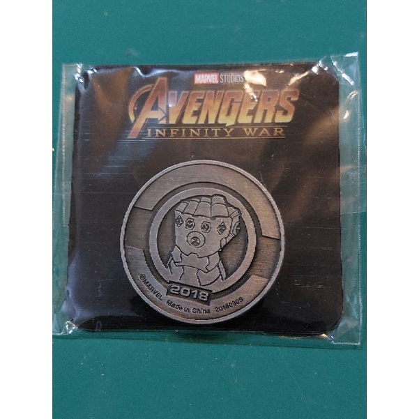 Marvel Avengers Infinity War Thanos Gauntlet Coin Shopee Malaysia