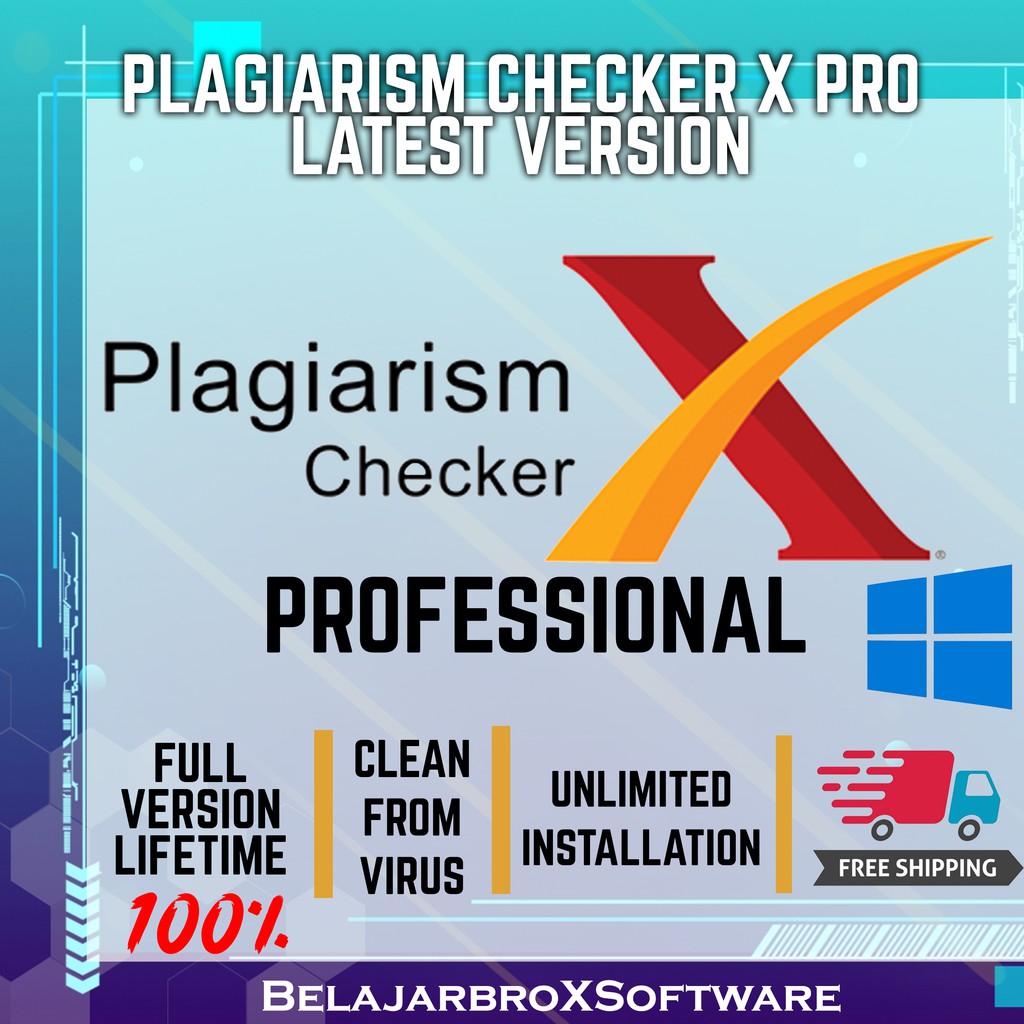 Software Semak Plagiat Terbaik Plagiarism Checker X Pro Latest Version