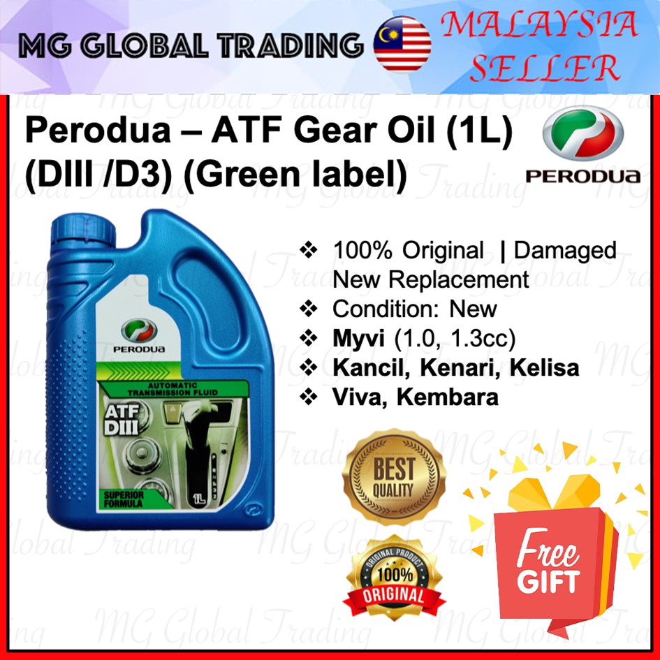 Perodua Original Atf Gear Oil Diii D Iii D Automatic