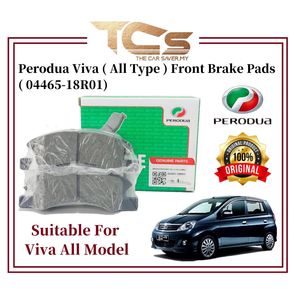 Perodua Viva All Type Front Brake Pads 04465 18R01 Shopee Malaysia