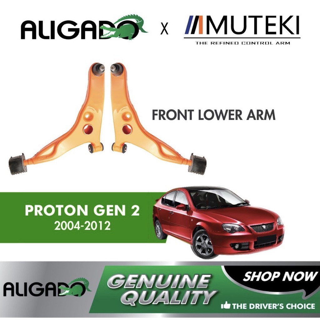 Muteki Front Lower Arm For Proton Gen Shopee Malaysia