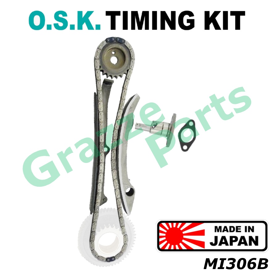 100 Made In Japan O S K Timing Chain Kit Set For Mitsubishi Pajero