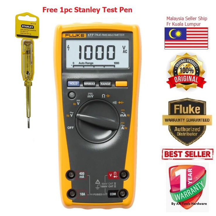 Fluke True Rms Digital Multimeter New Ori Fluke Shopee Malaysia