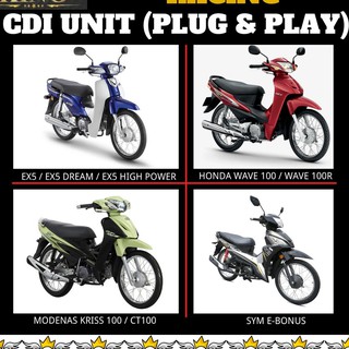 READY STOCK SPEED TECH RACING CDI UNIT HONDA EX5 DREAM WAVE 100