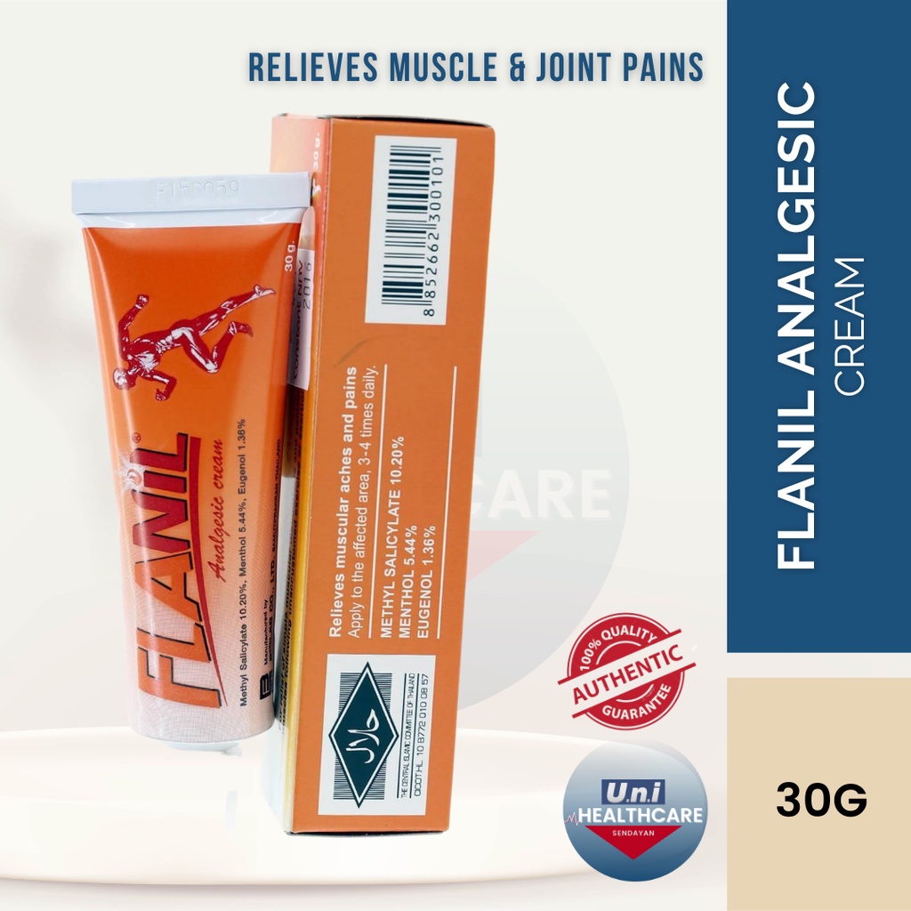 Flanil Analgesic Cream 30G Shopee Malaysia