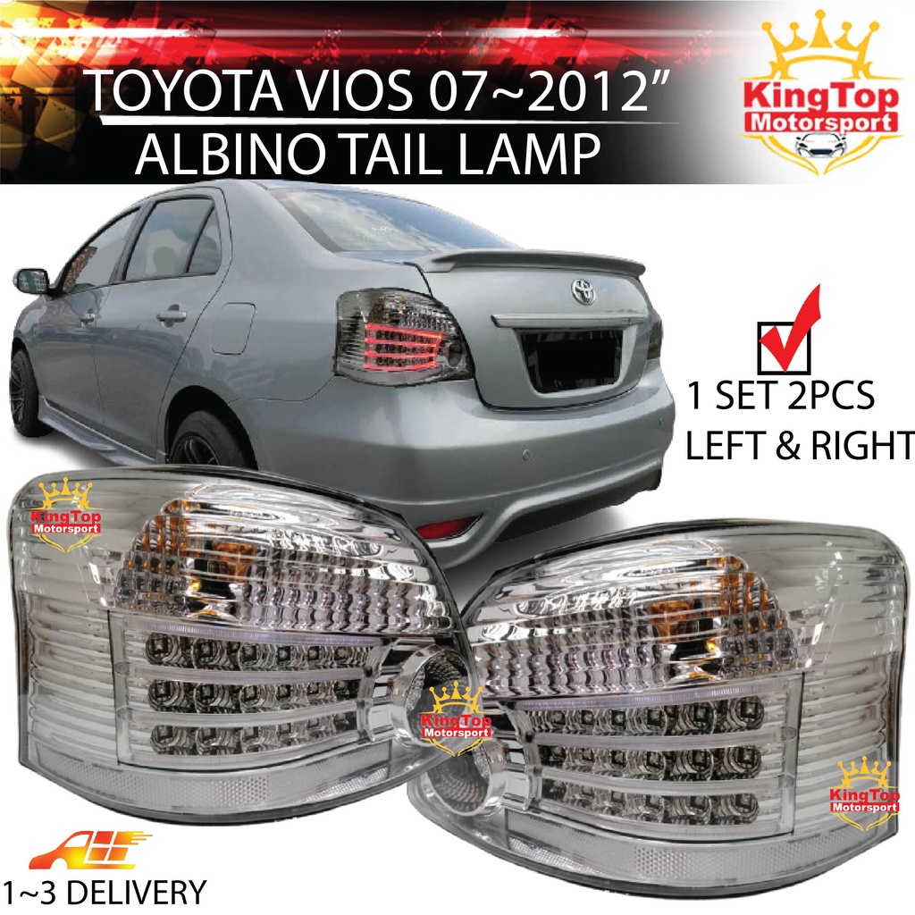 Vland Toyota Vios 2008 2009 2010 2011 2012 2013 NCP93 Led Tail Lamp