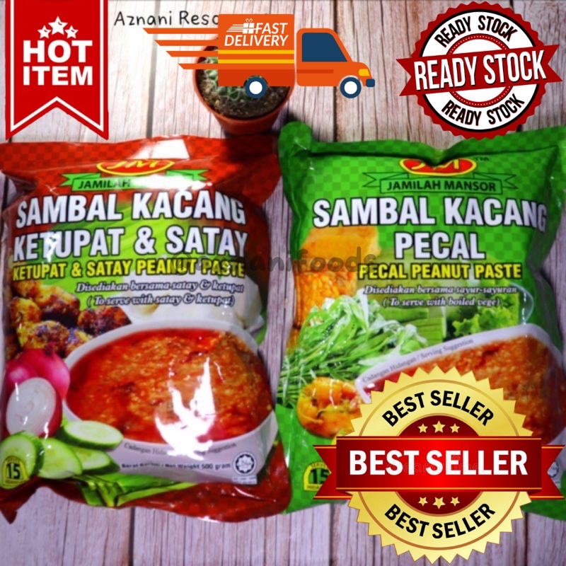 EXP 4 2023 READY STOCK Kuah Kacang Segera JAMILAH MANSOR Sambal