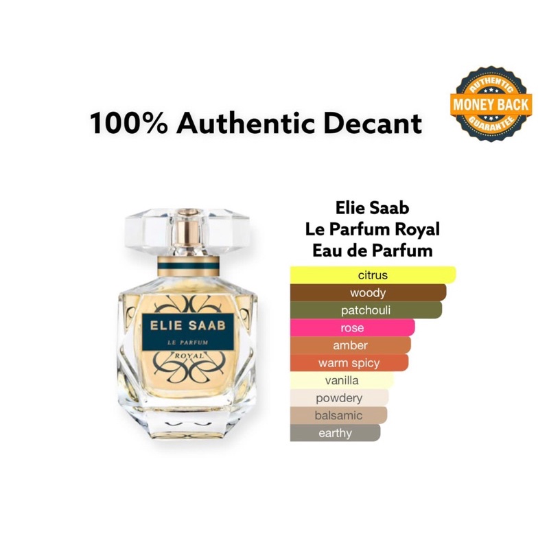 Decant Elie Saab Le Parfum Royal Eau De Parfum Shopee Malaysia