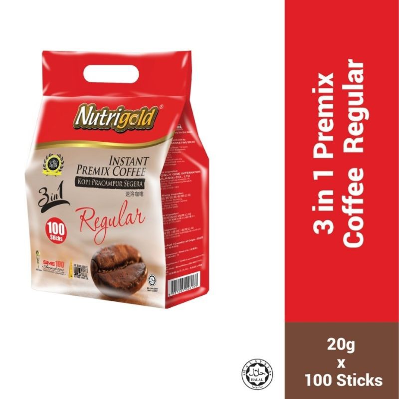 Nutrigold Premix Instant Coffee Mix In Regula R G X Sticks