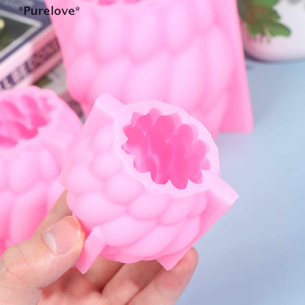 Purelove Raindrop Shape Candle Mold Swirl Aesthetic Pillar Silicone