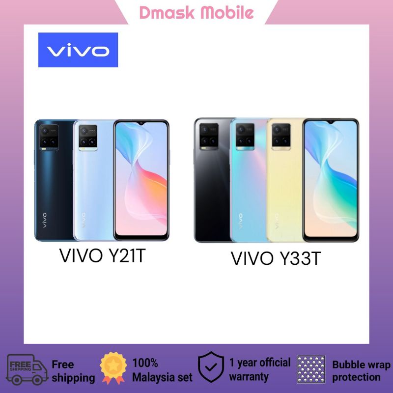 VIVO Y33T VIVO Y21T 8GB RAM 128GB ROM 6GB RAM 128GB ROM Shopee