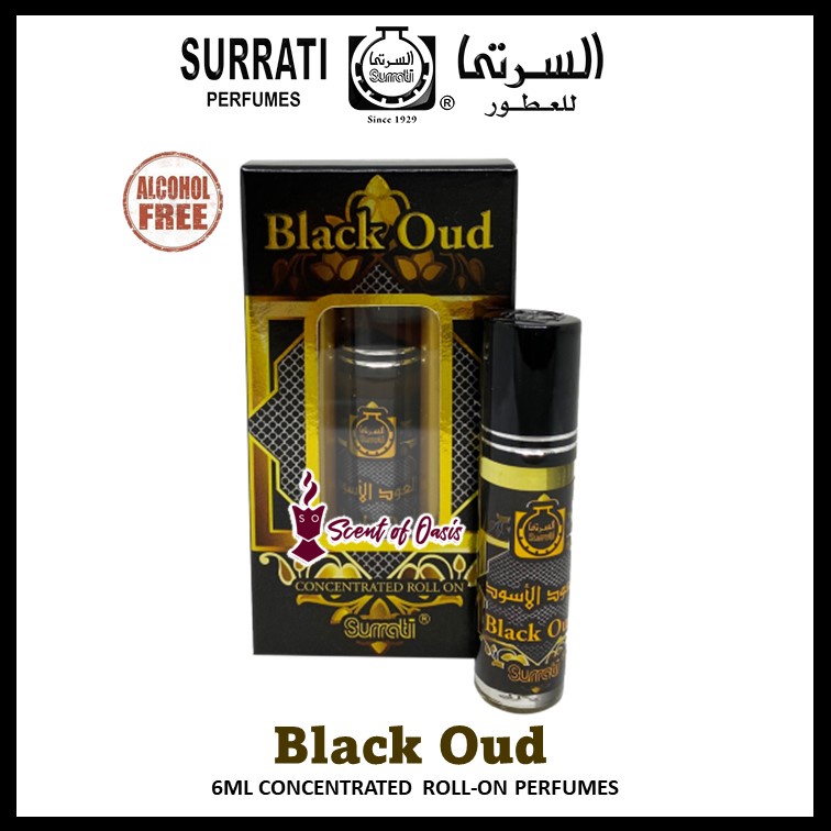 Ml Black Oud Roll On Concentrated Perfumes By Surrati Perfumes Ks A