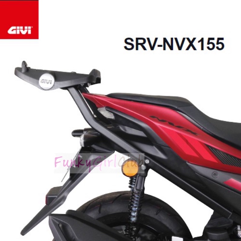 NVX 155 V1 GIVI HEAVY DUTY RACK SRV YAMAHA AEROX 155 NVX155 EXTREME