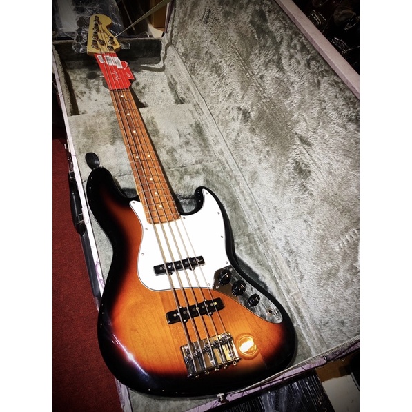 Fender Player String Jazz Bass Guitar Pau Ferro Fb Tone Sunburst