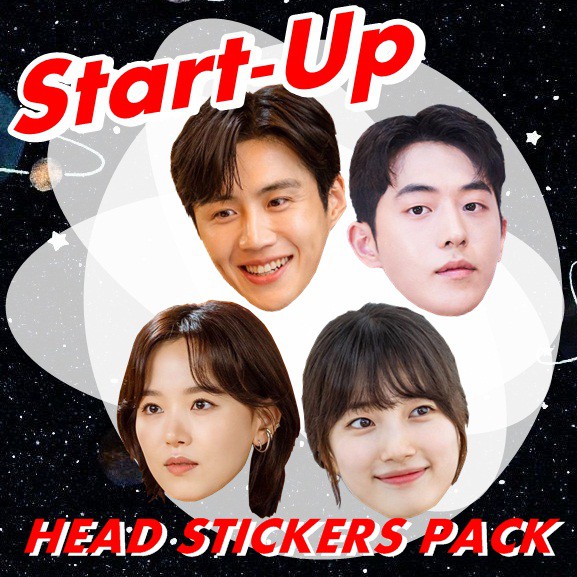 Start Up Head Sticker Pack Bae Suzy Nam Joo Hyuk Kim Seon Hoo