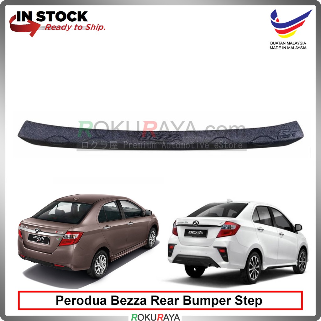 Perodua Bezza Custom Fit Original Abs Car Rear Bumper Step Scratch