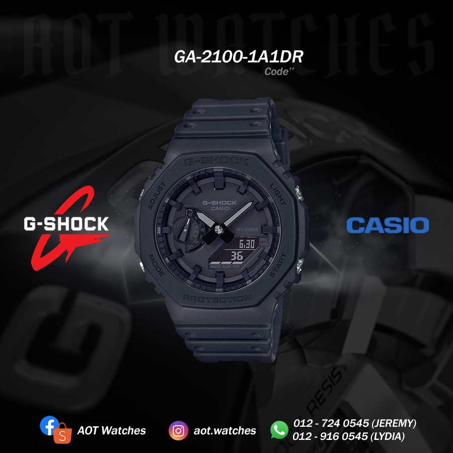 G Shock Casio Watch Ga A Dr Ga A Dr Tmj Blackout