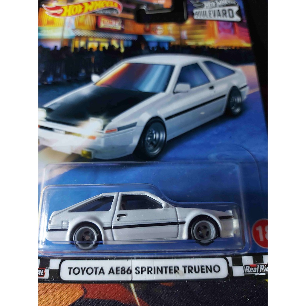 Hot Wheels Toyota Ae Sprinter Trueno Boulevard Series Shopee