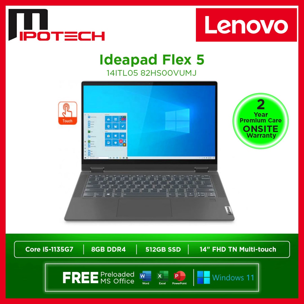 Lenovo Ideapad Flex Itl Hs Vumj Fhd Touch In Laptop