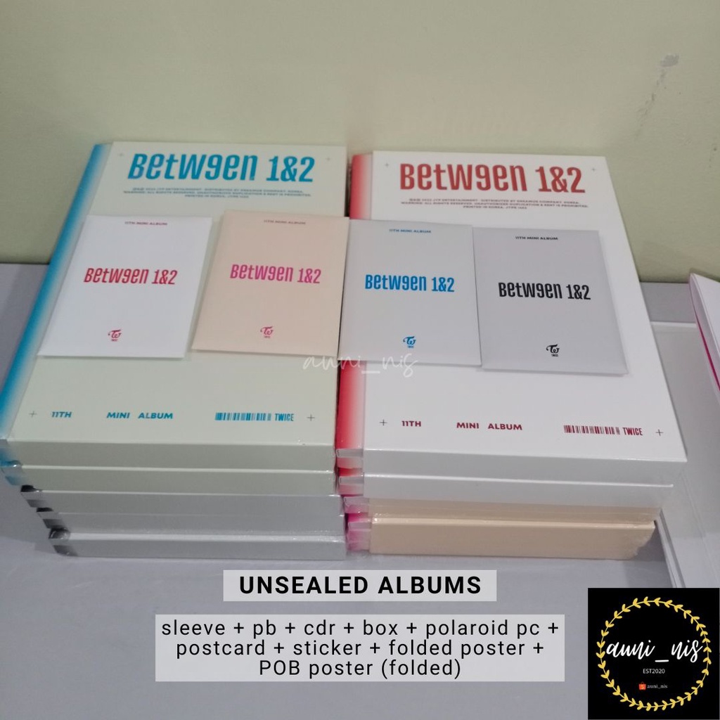 Twice Th Mini Album Between Official Unsealed Albums Shopee