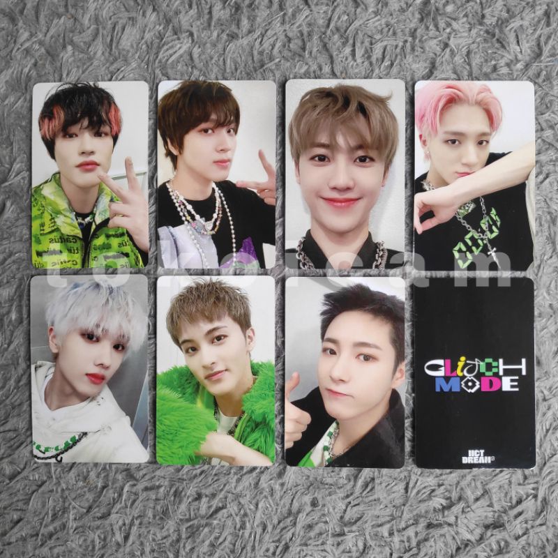 Nct DREAM Photocard Glitch Selfie Mode Selca Ver Chenle Haechan