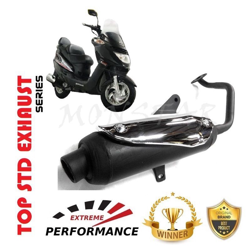 Elegan Karisma Passion Elit Std Ekzos Standard Exhaust Modenas