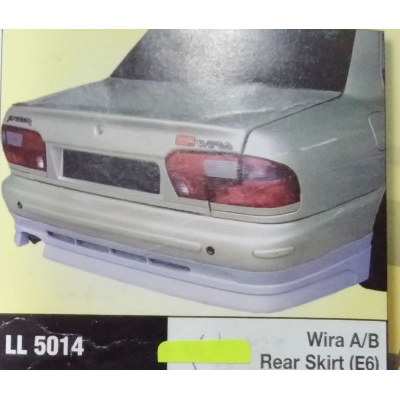 Frp Rear Skirt Proton Wira Aeroback Wira Se C99 Proton Wira Wira Wira