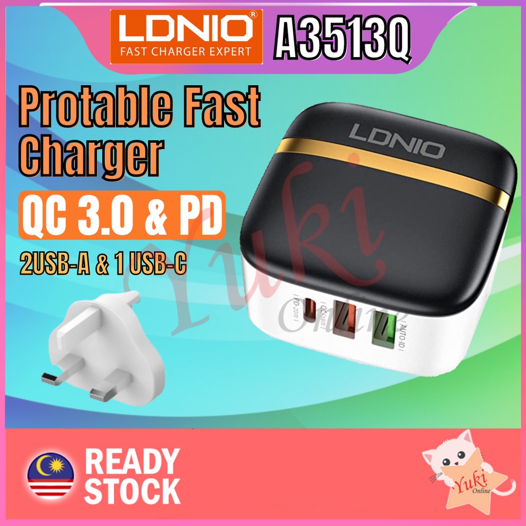 Ldnio Adapter A Q W Pd Quick Charge Fast Charge Quick Charge